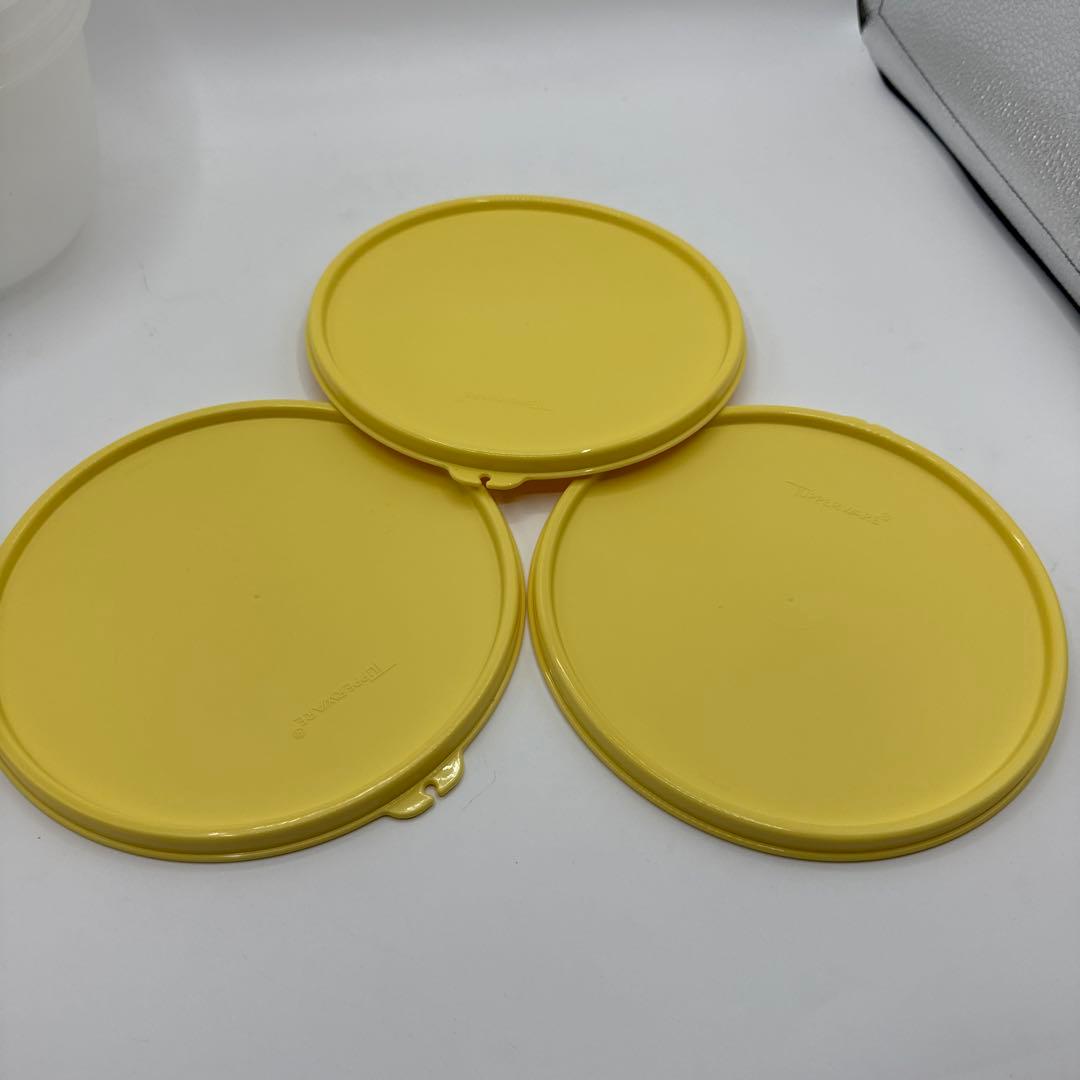 未使用 タッパーウェア MMボール　3個セット　イエロー