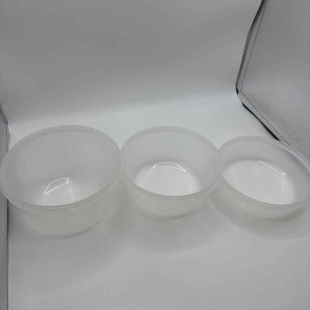 未使用 タッパーウェア MMボール　3個セット　イエロー