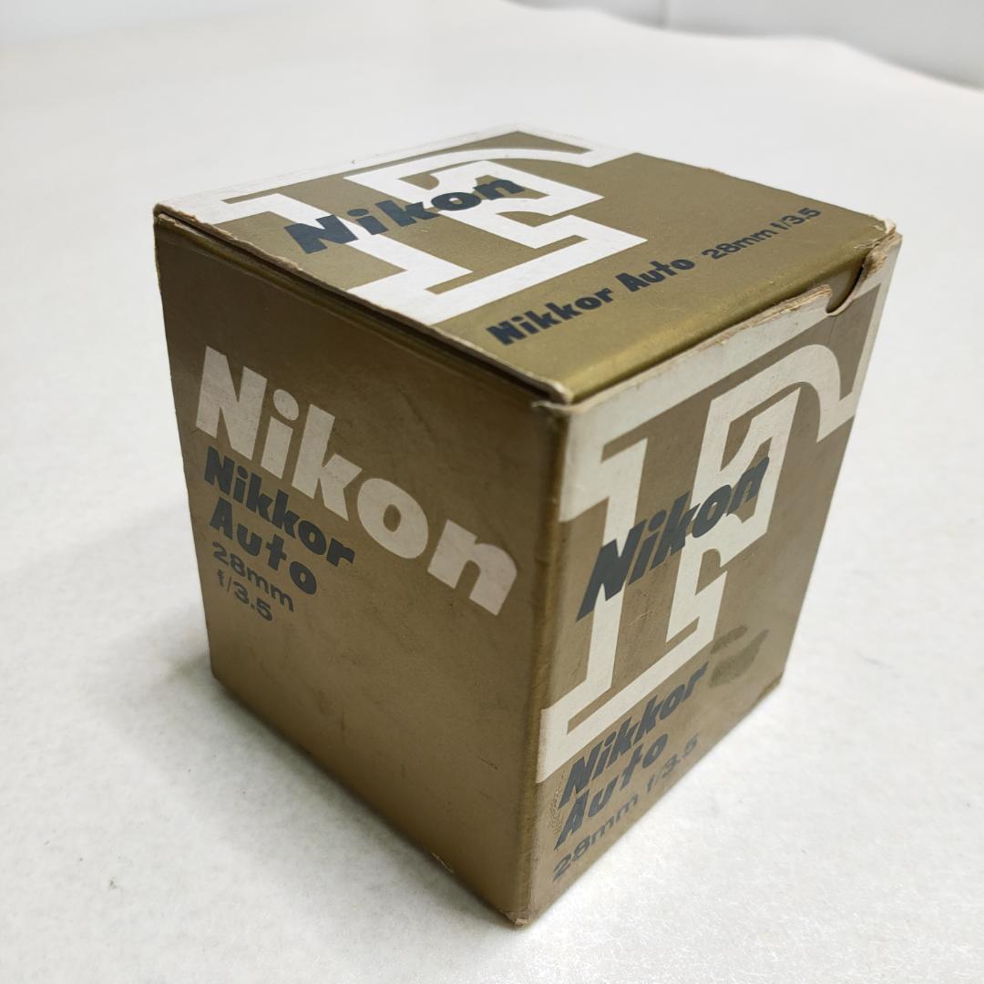 ニコン Nikon Nikkor-H Auto 28mm F3.5 外箱付