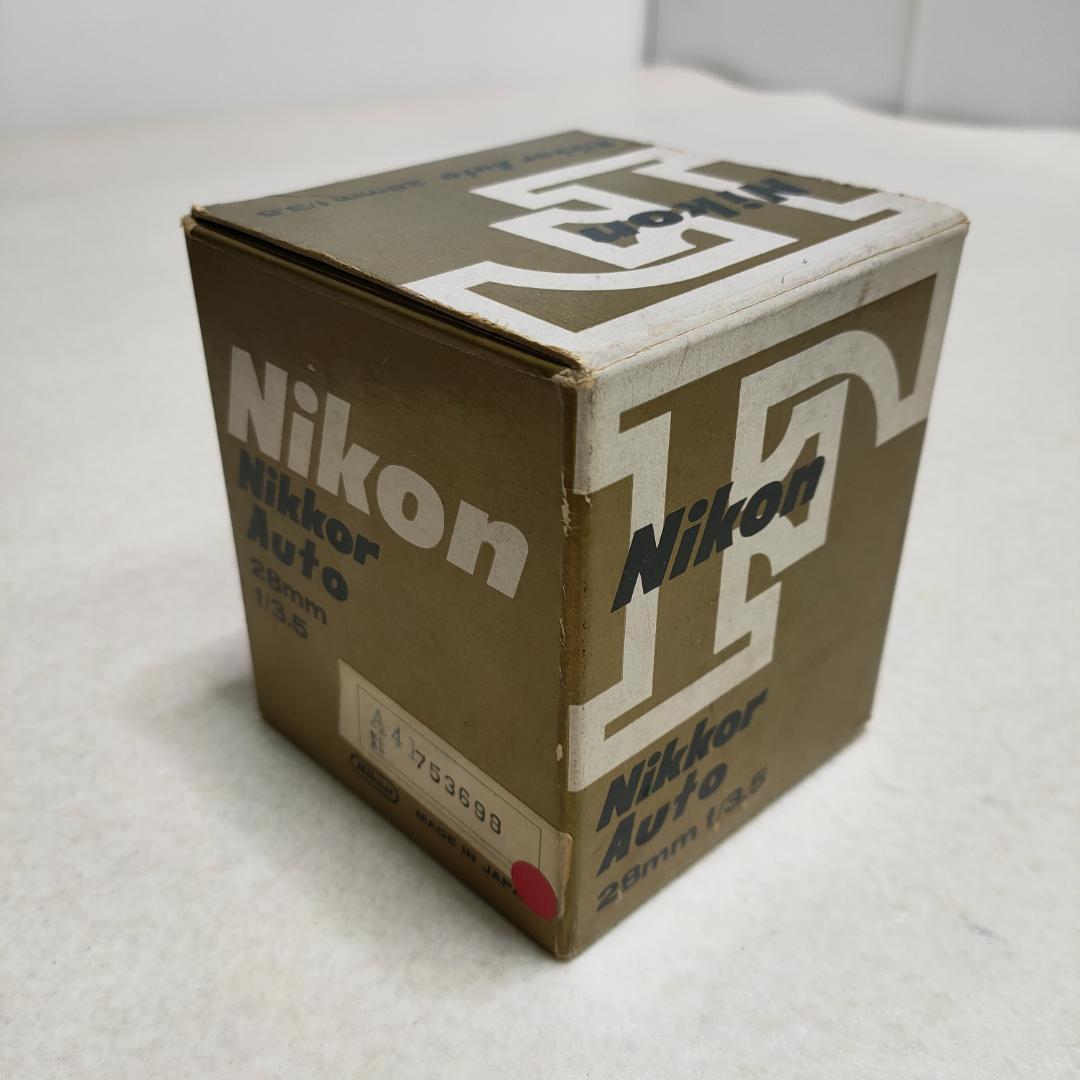 ニコン Nikon Nikkor-H Auto 28mm F3.5 外箱付