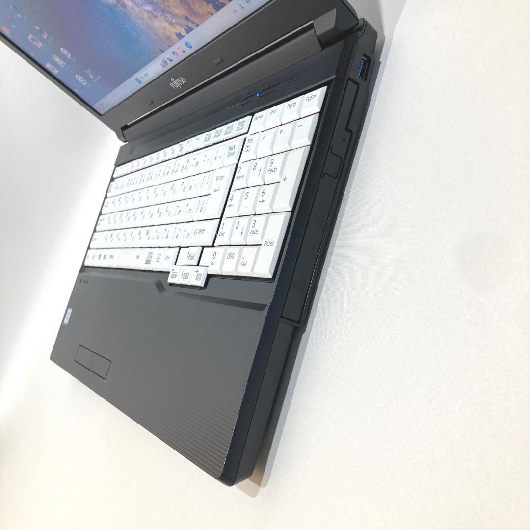 初心者✨快適i3・DVD・超大容量✨黒✨すぐ使えるノートパソコン◇D357-1