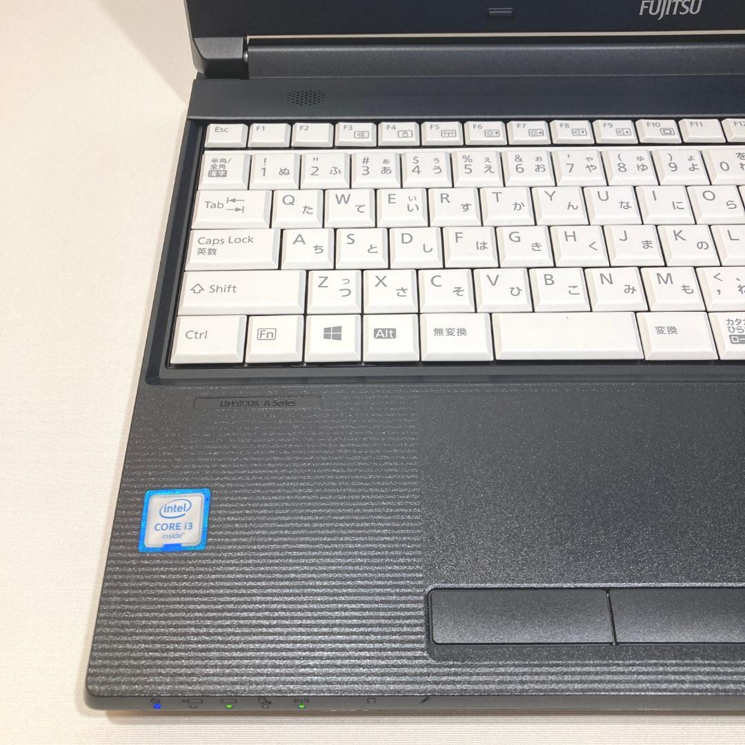 初心者✨快適i3・DVD・超大容量✨黒✨すぐ使えるノートパソコン◇D357-1