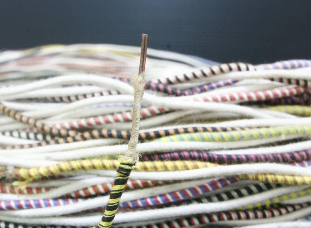 ウエスタンエレクトリック 18GA 単線 ２.２m×4本