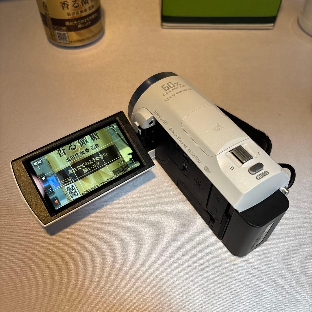 SONY HDR-CX675 ビデオカメラ 本体　SDカード付き(64GB)