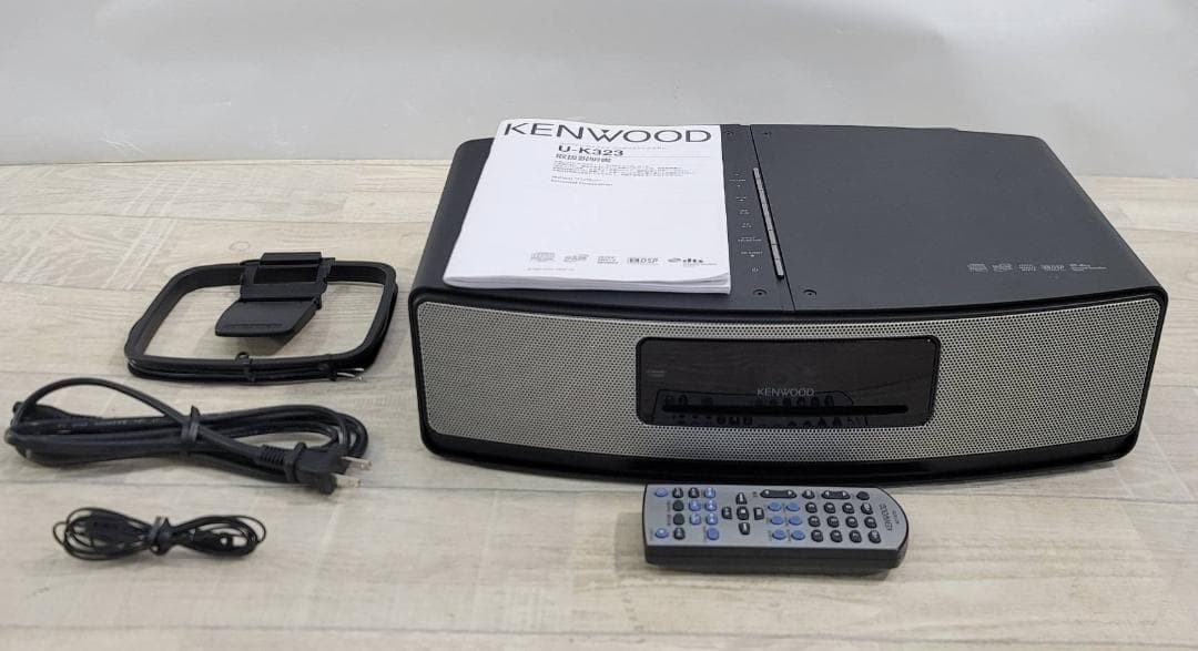 【美品】ケンウッド コンパクトHi-Fiシステム (ブラック) U-K323-B