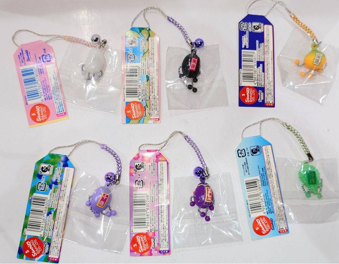 キティ ぶらぶら根付 ご当地名産6種セット