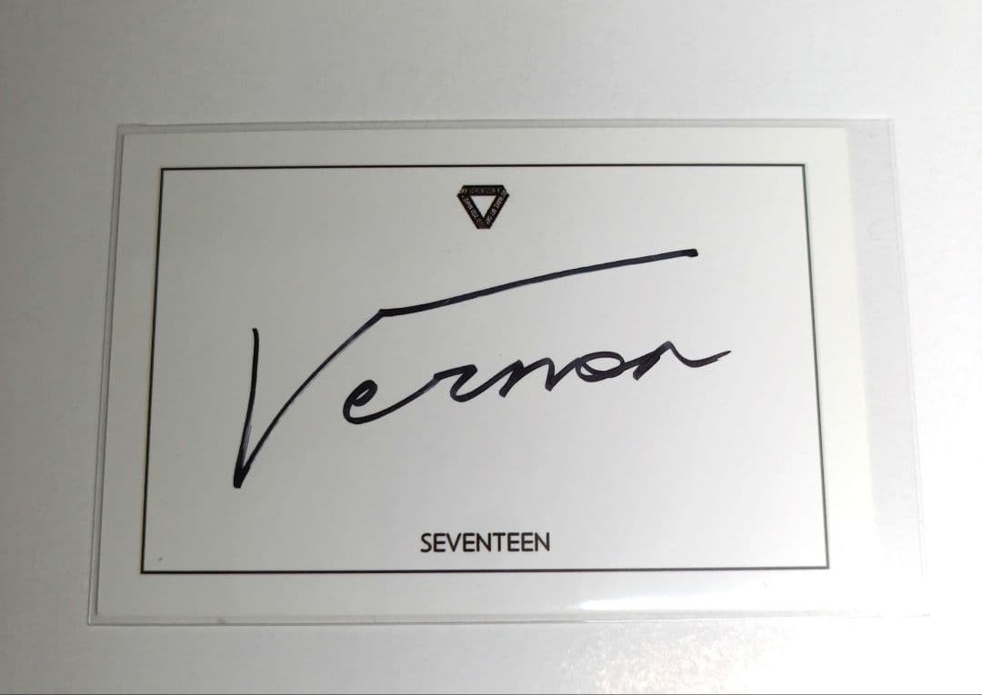 【美品】SEVENTEEN アユクデ　パフォチ　サイン入り　トレカ
