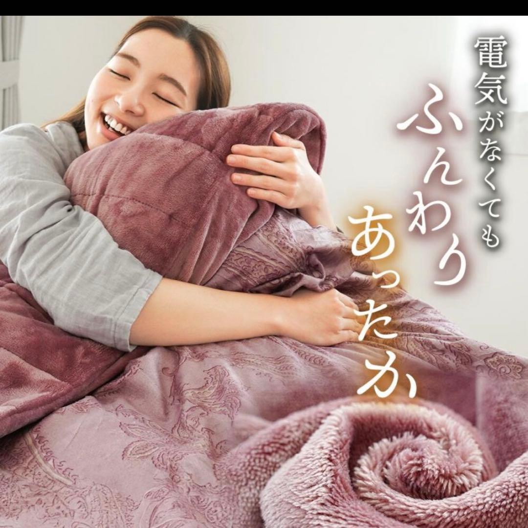 毛布みたいな掛け布団カバー　シングル