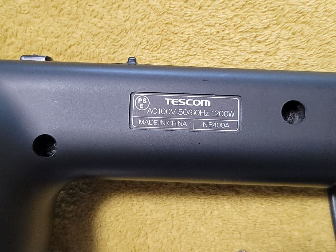 Nobby by TESCOM NIB400A ドライヤー　説明書、箱あり