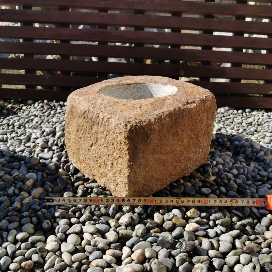 鞍馬石　蹲　39.2キロ　庭石　鑑賞石　石　庭　坪庭　砂利　和