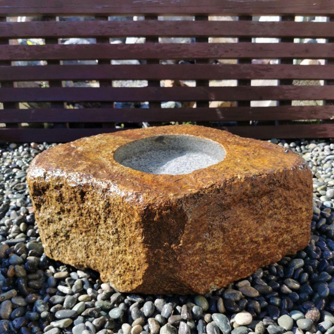 鞍馬石　蹲　39.2キロ　庭石　鑑賞石　石　庭　坪庭　砂利　和