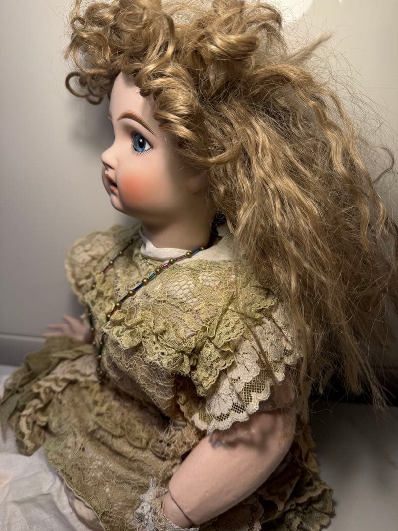 JUMEAU ジュモータイプ ビスクドール 現状品 アンティーク風