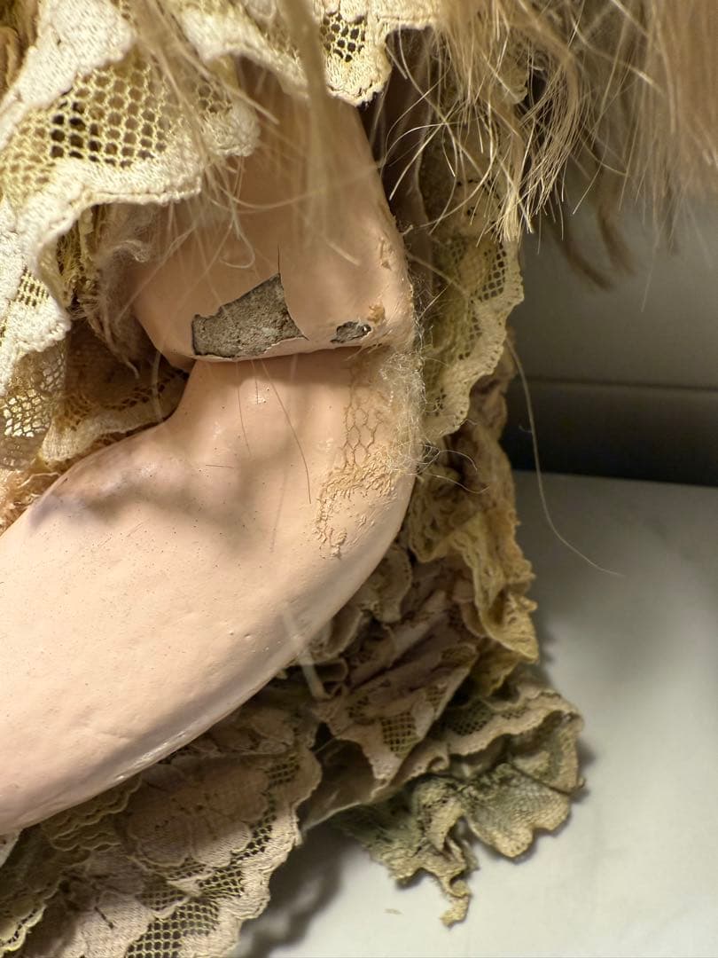 JUMEAU ジュモータイプ ビスクドール 現状品 アンティーク風