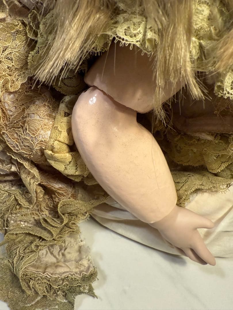 JUMEAU ジュモータイプ ビスクドール 現状品 アンティーク風