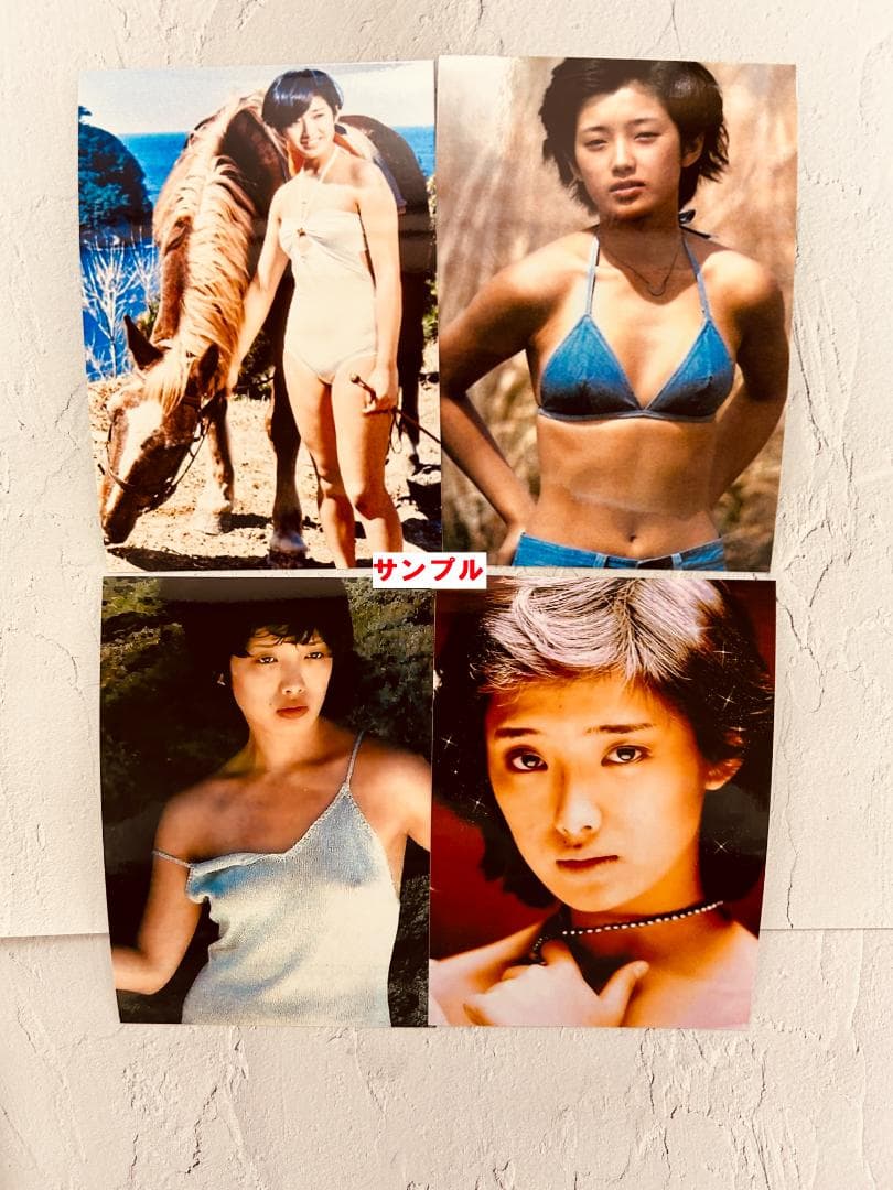 山口百恵　L判サイズ　写真　76枚セット