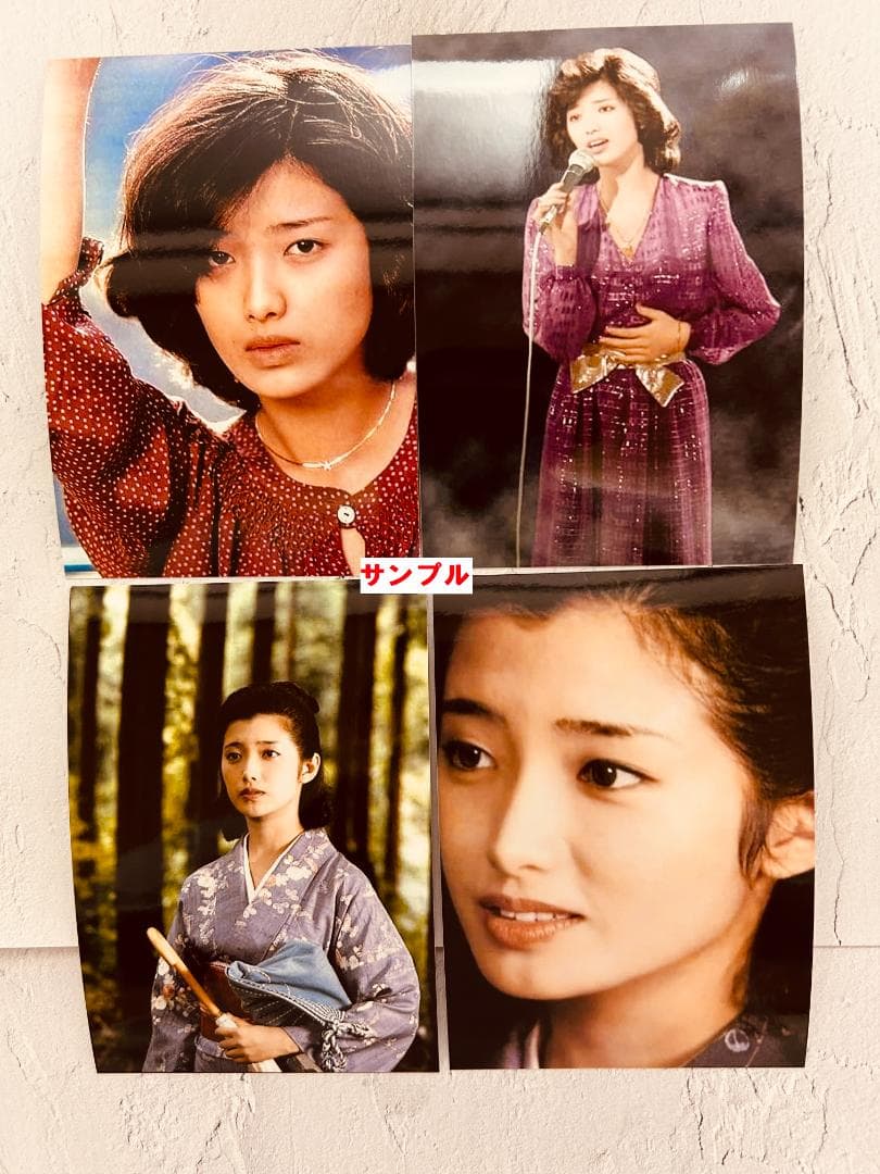 山口百恵　L判サイズ　写真　76枚セット