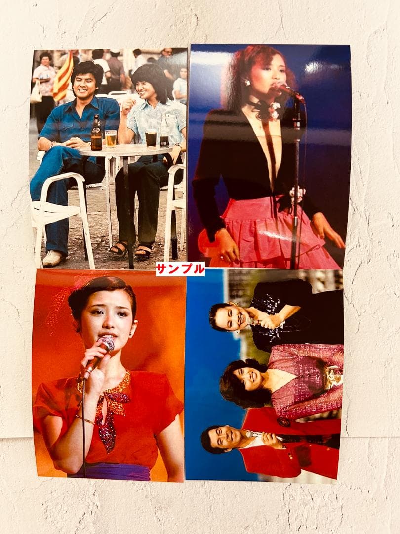 山口百恵　L判サイズ　写真　76枚セット