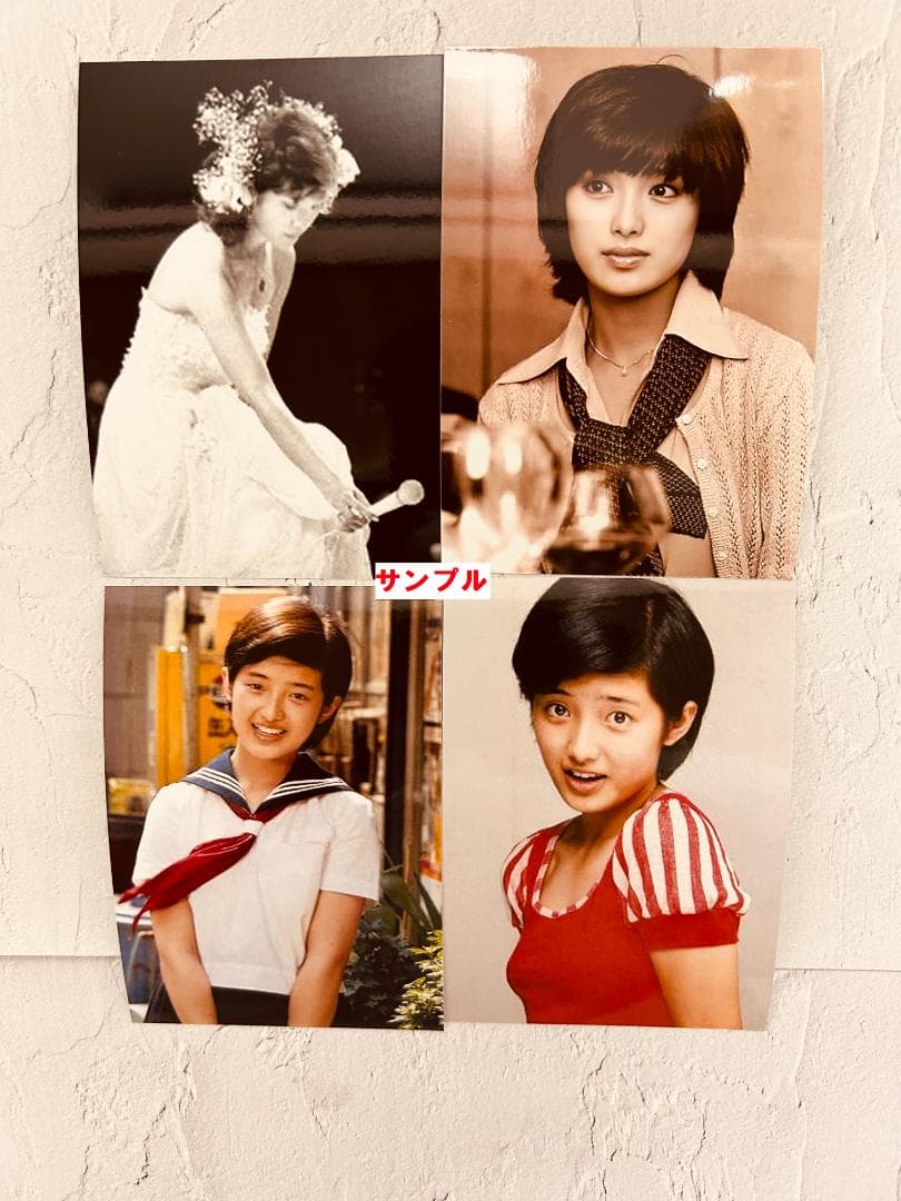 山口百恵　L判サイズ　写真　76枚セット