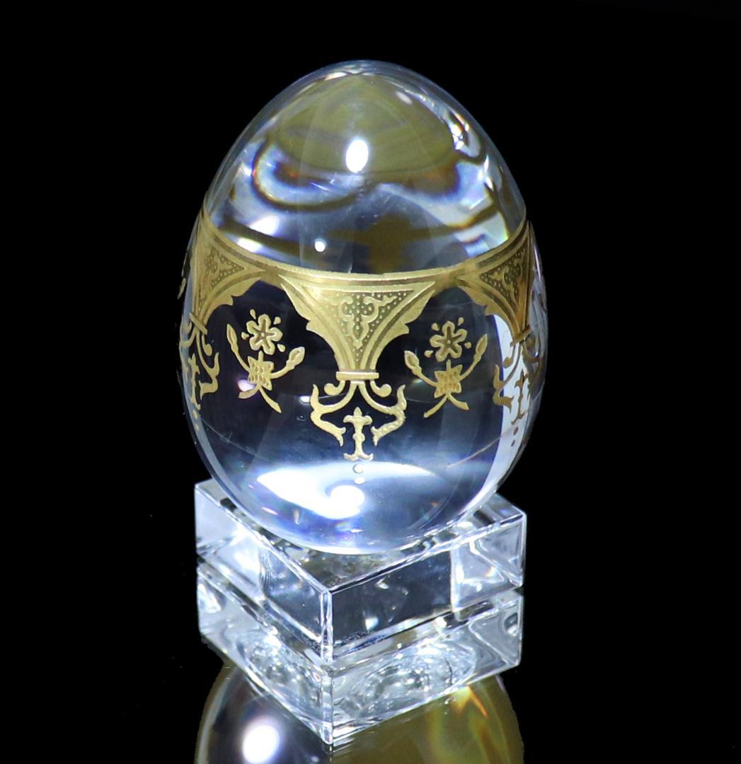 バカラ 極希少 廃盤品 卵型 置物 最上級ライン プレステージ イースターエッグ