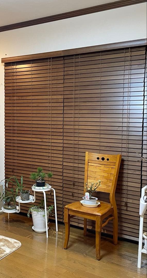 ウッドブラインド　90cm×200cm　3点