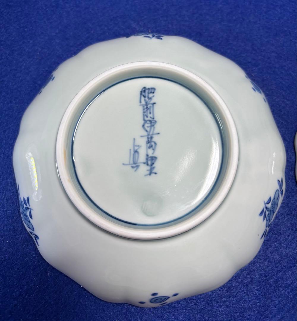 超高級品　備前伊万里焼　眞　陶磁器　鳳凰装飾の飾皿 2枚セット