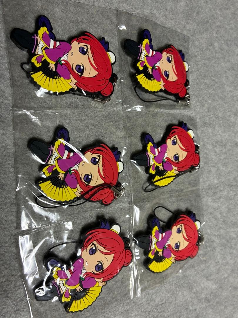 【未開封】ラブライブ！ 西木野真姫 ラバーストラップ セット μ's ラバスト