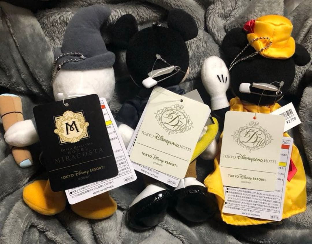 東京ディズニーランドホテル限定　ミッキー＆ミニー ぬいバ　ドナルドダック