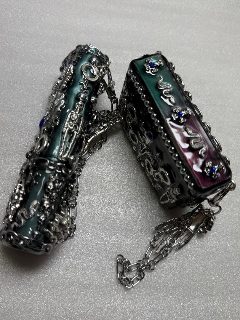 iQOS アイコス イルマiワン デコケース ロック パンク セット ブルー