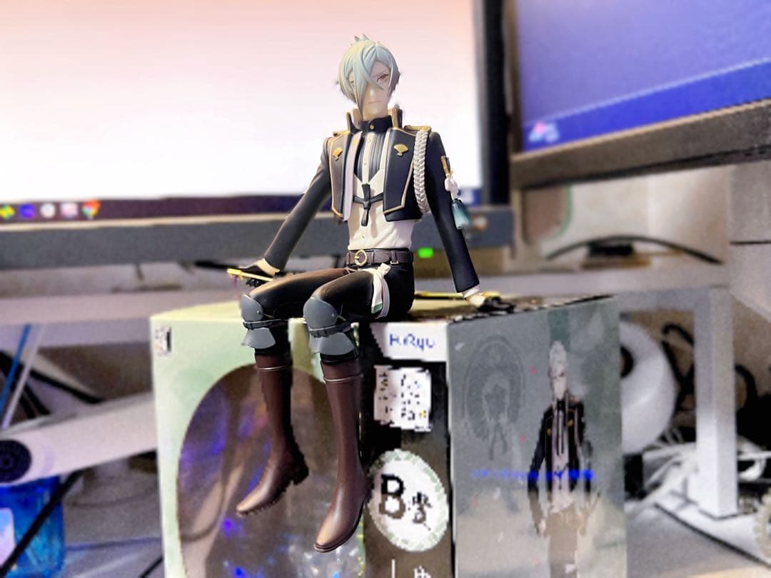 刀剣乱舞 髭切/膝丸 源氏 ぬーどるストッパーフィギュア 1番くじ A賞 セット