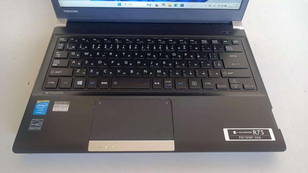 ノートパソコンDynabook第四世代Core i7 SSD128Gメモリ8G