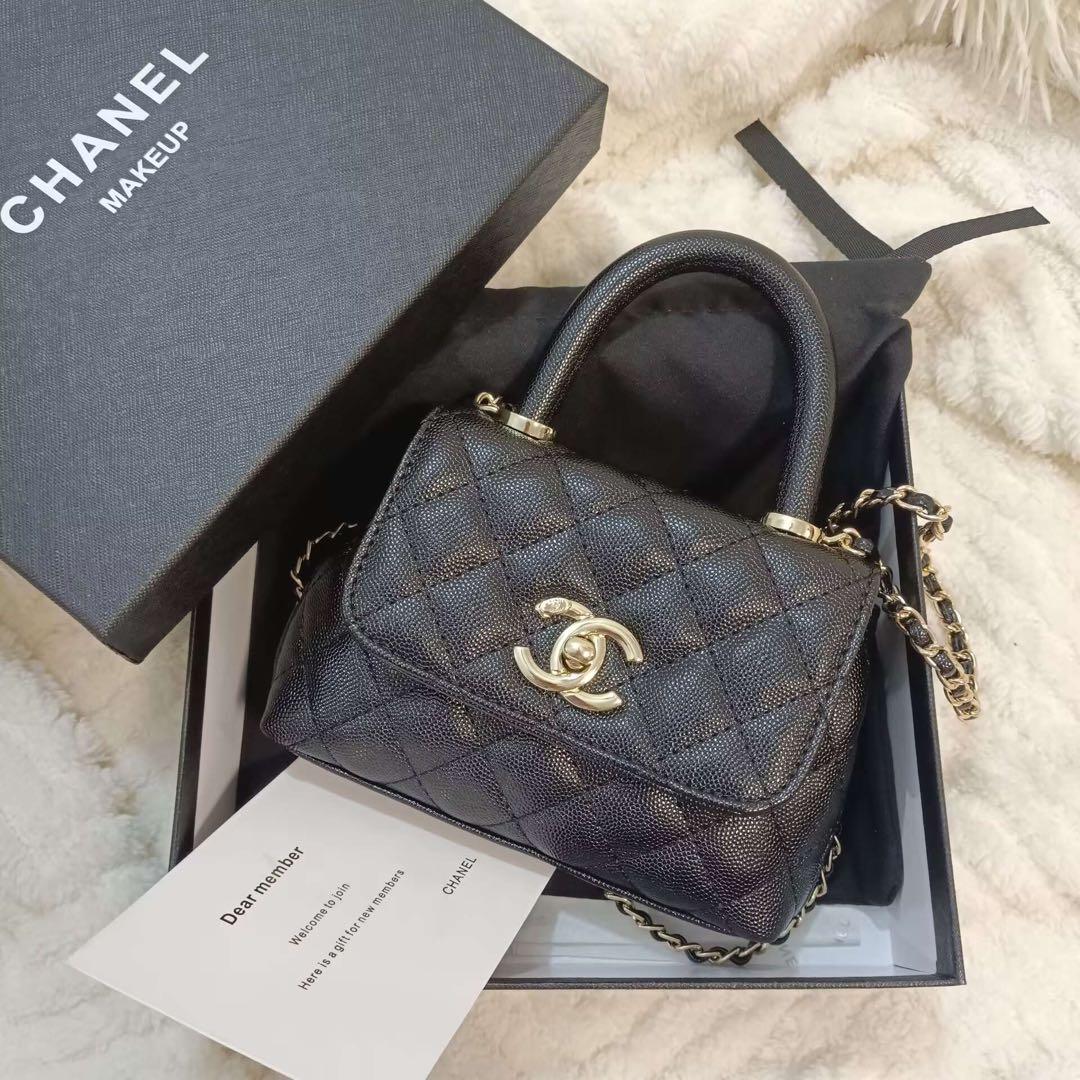 CHANEL ノベルティ ミニ ショルダーバッグ キルティング ブラック