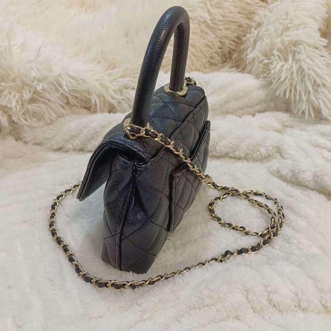 CHANEL ノベルティ ミニ ショルダーバッグ キルティング ブラック