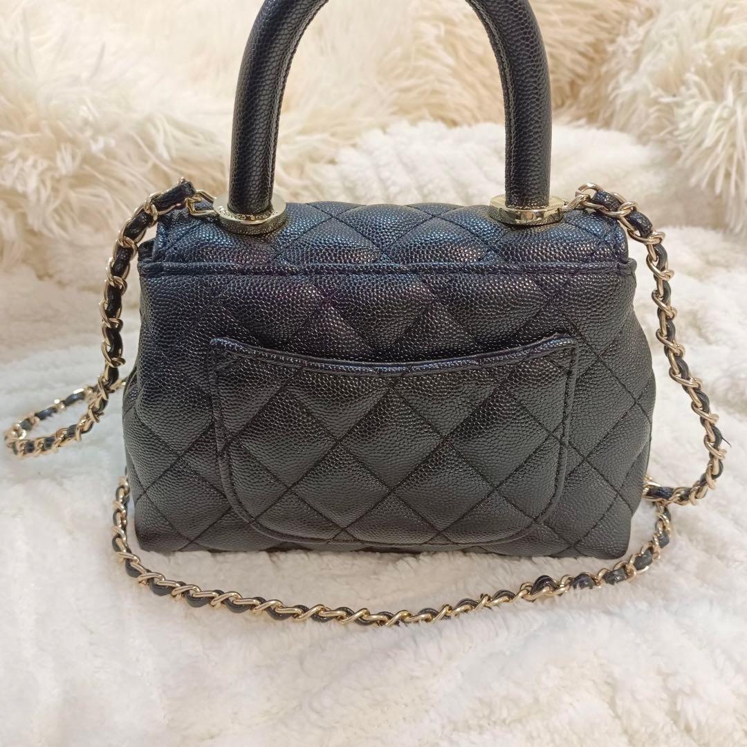 CHANEL ノベルティ ミニ ショルダーバッグ キルティング ブラック