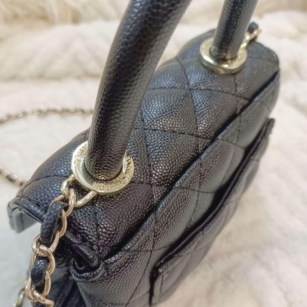 CHANEL ノベルティ ミニ ショルダーバッグ キルティング ブラック