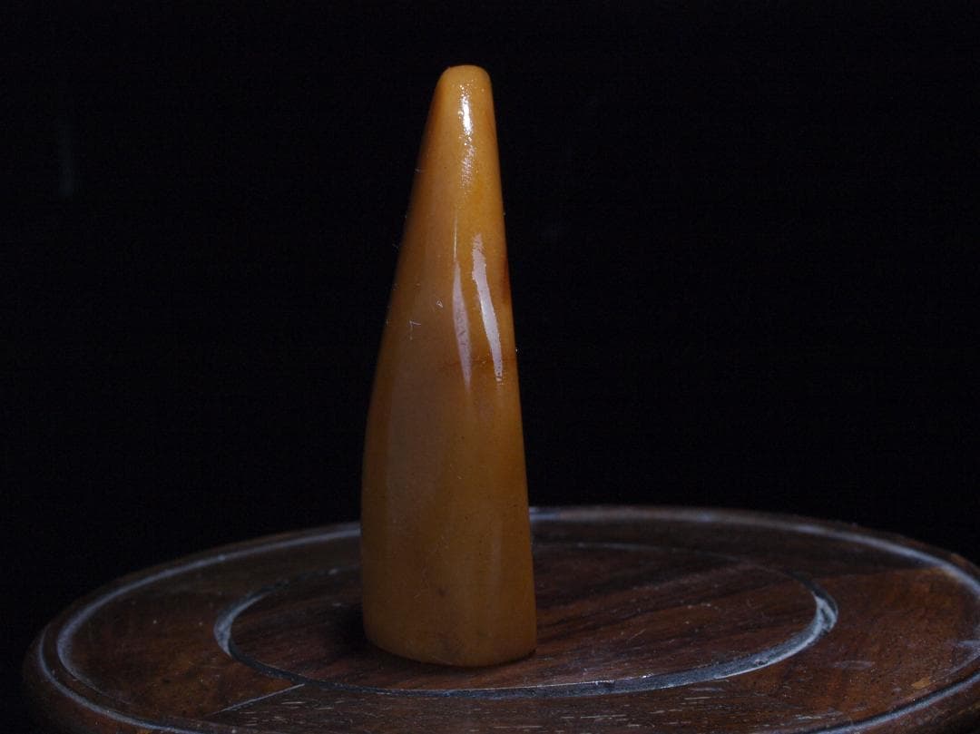 民間仕入れ品　中国清時代の田黄石　印鑑　風景彫刻　骨董品 AK2406D2-6