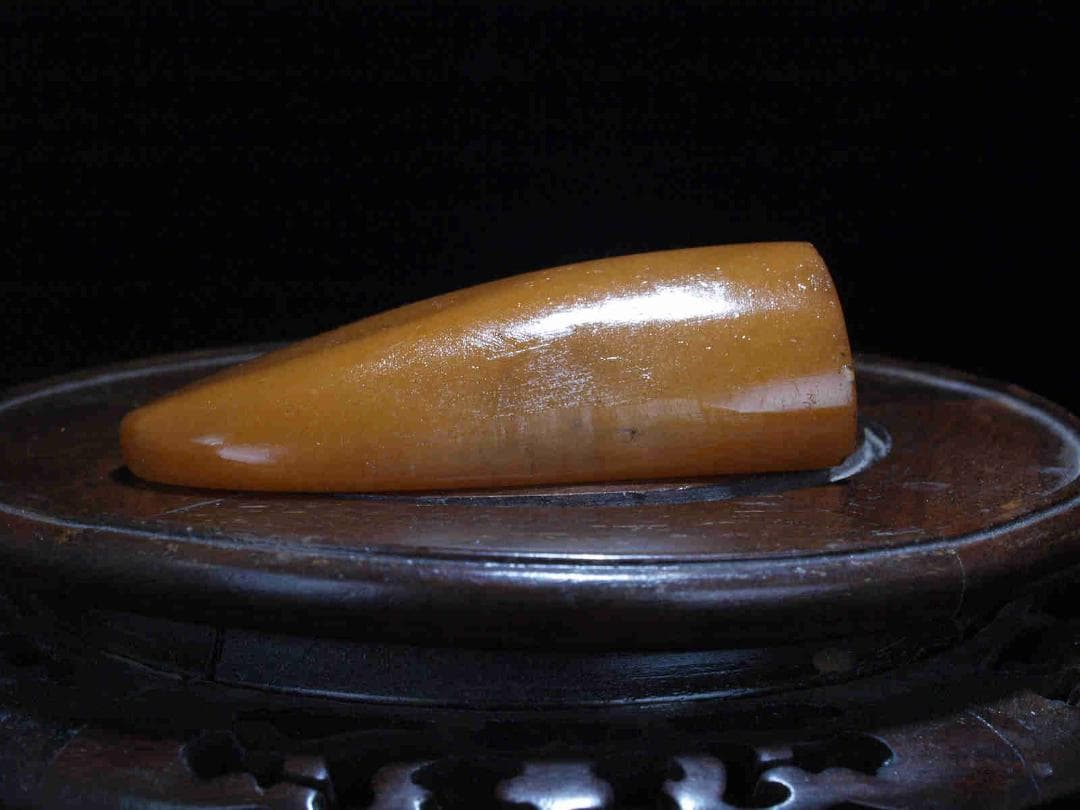 民間仕入れ品　中国清時代の田黄石　印鑑　風景彫刻　骨董品 AK2406D2-6