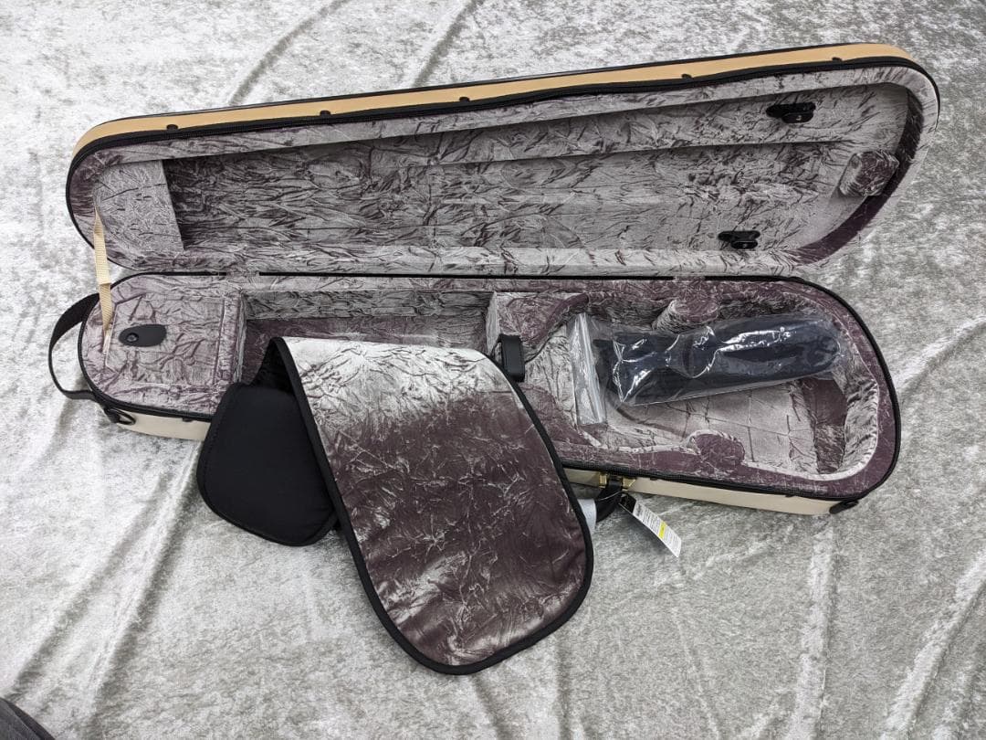 バイオリンケース　スーパーライト　エレガンスツートーン　ベージュ