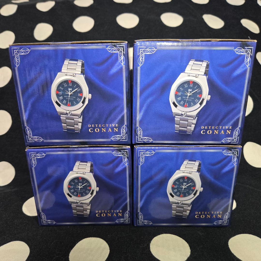 【名探偵コナン　リストウォッチ 腕時計型麻酔銃】★　4個セット　プラチナムザッカ