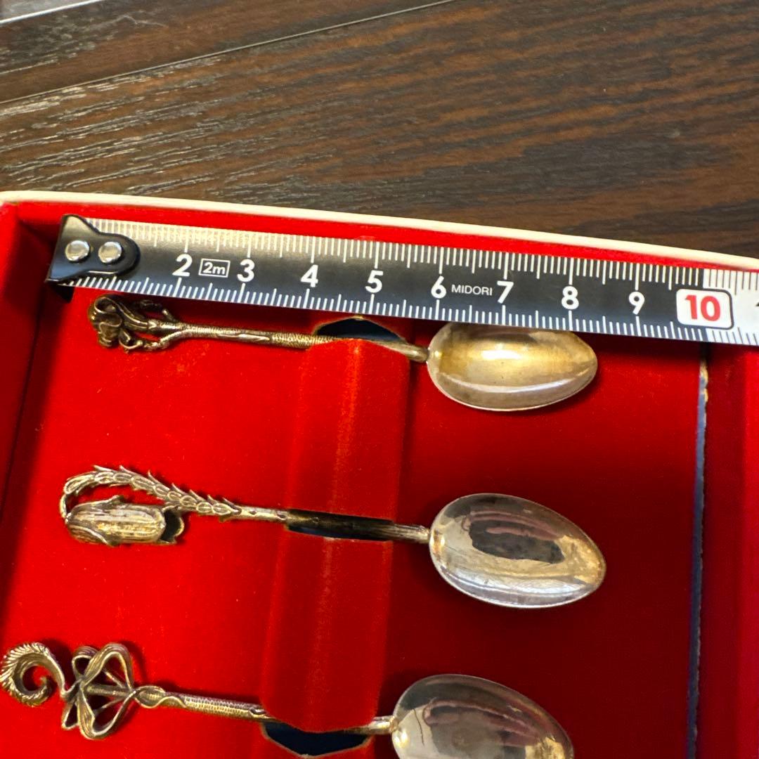 クリストフ ウィドマン　銀製デミタススプーン6客セット