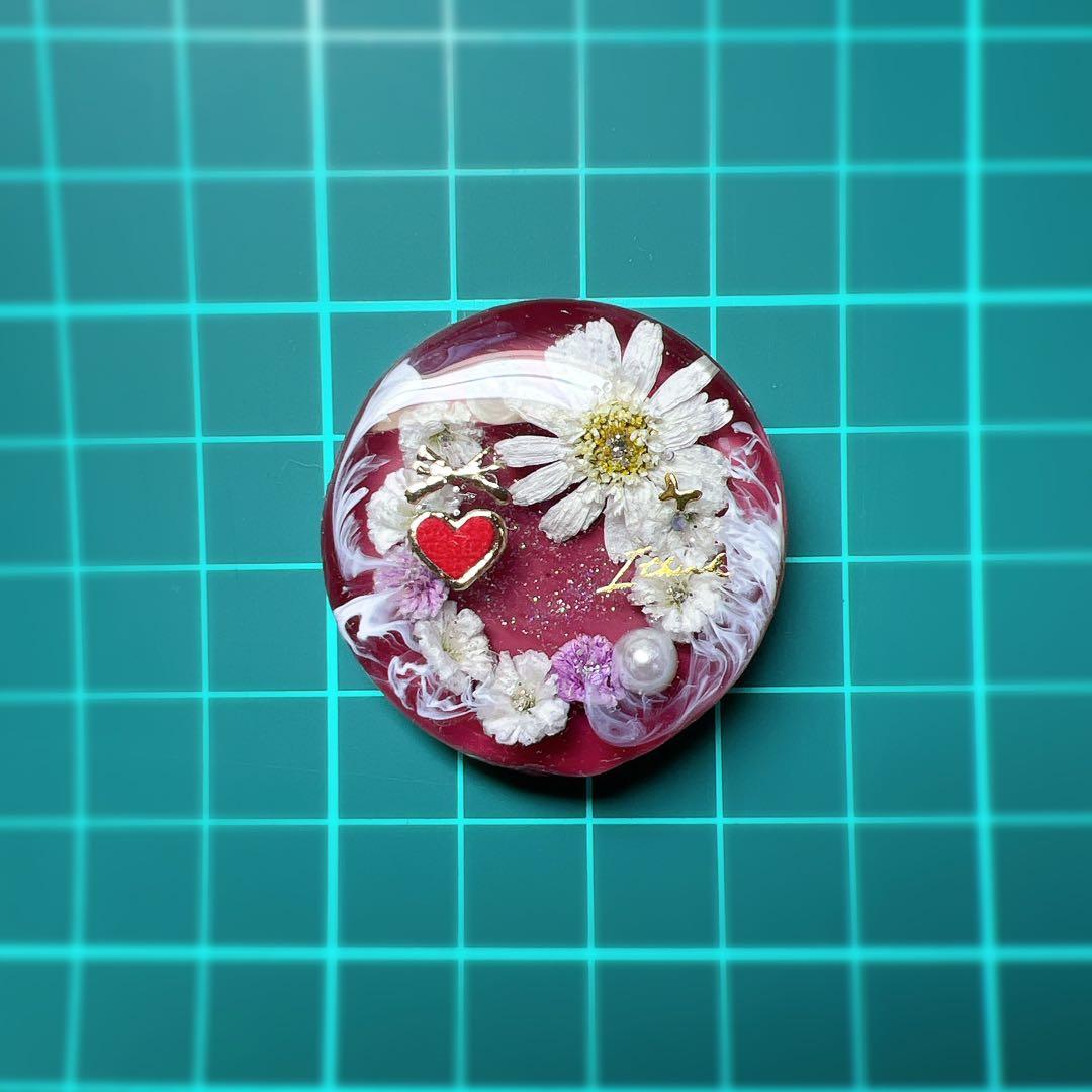 レジン ヘアゴム ドライフラワー No.875