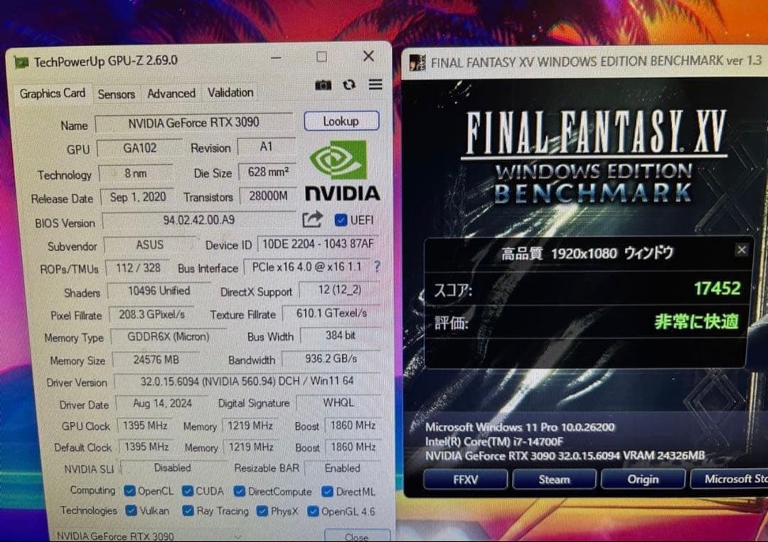 【美品】 GARAKULO RTX 3090 24GB 【完備品】
