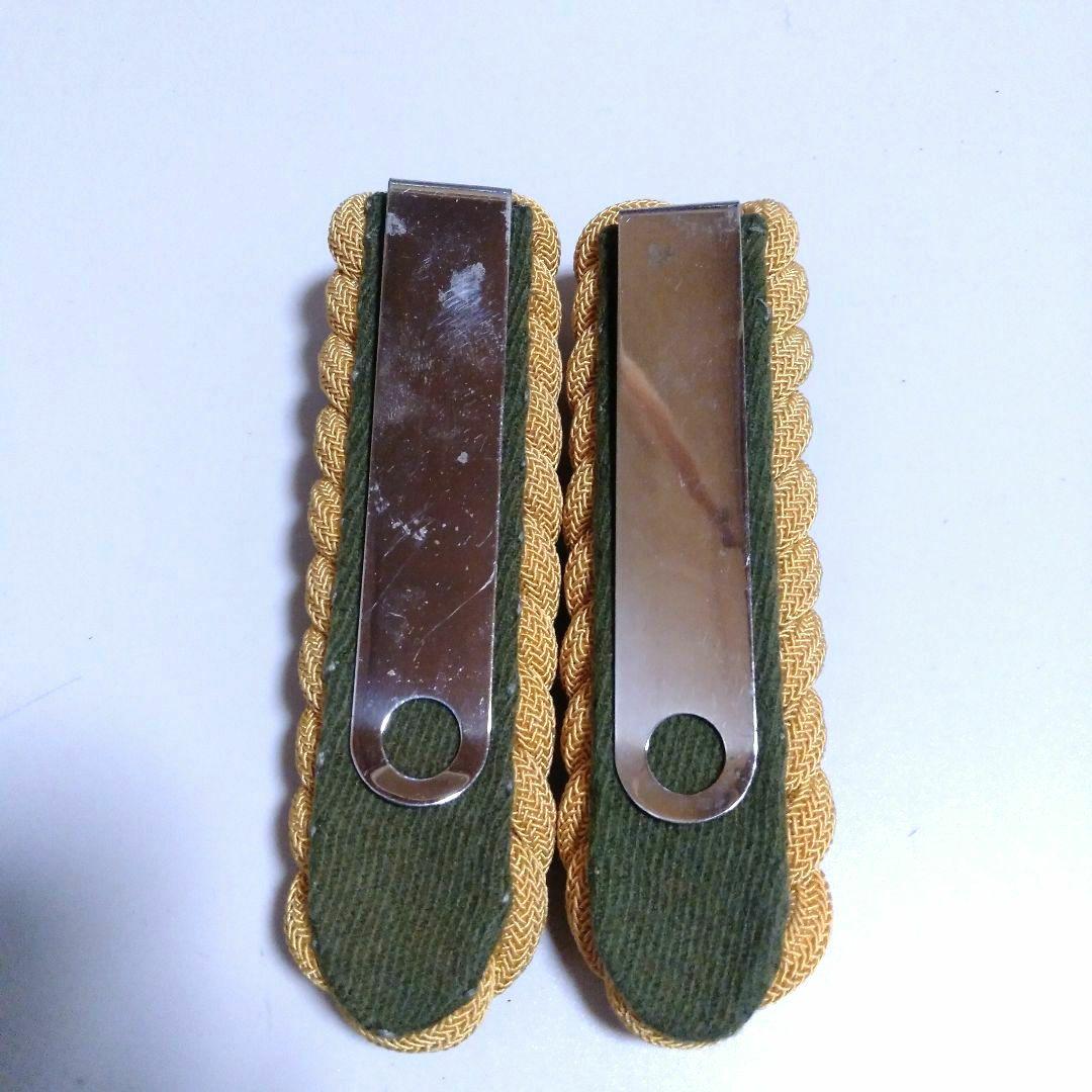 旧日本陸軍 少尉 正肩章 階級章 一つ星 軍服 当時物 本物 戦時中