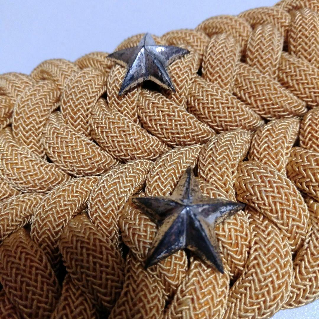 旧日本陸軍 少尉 正肩章 階級章 一つ星 軍服 当時物 本物 戦時中