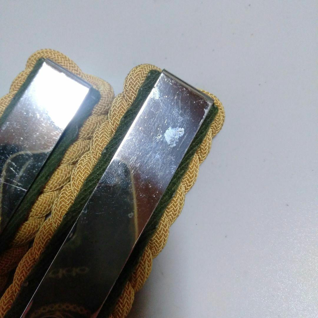 旧日本陸軍 少尉 正肩章 階級章 一つ星 軍服 当時物 本物 戦時中