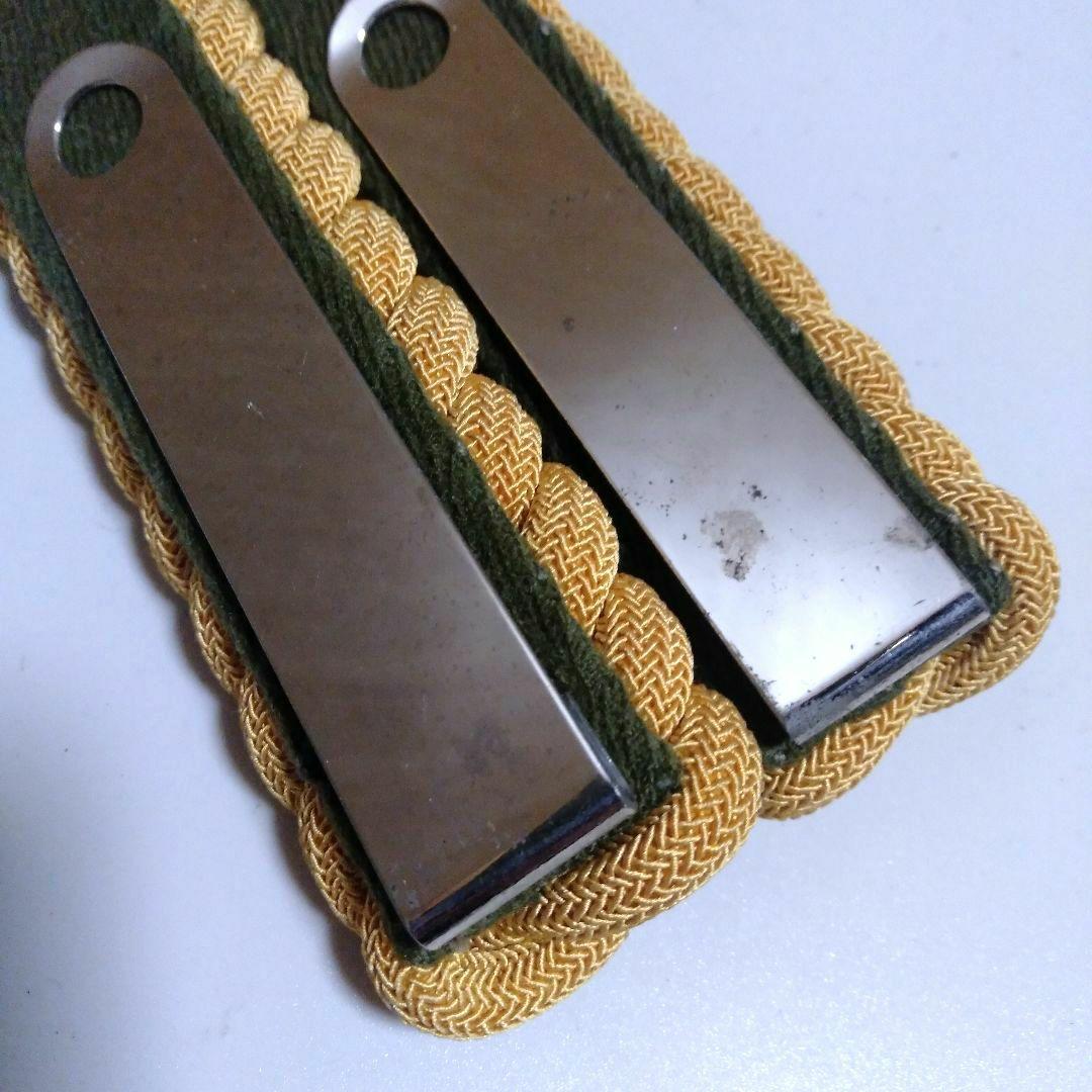旧日本陸軍 少尉 正肩章 階級章 一つ星 軍服 当時物 本物 戦時中