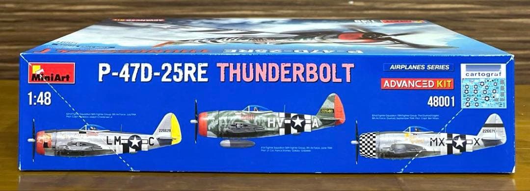 ミニアート　P-47D-25RE　サンダーボルト　アドバンスドキット　1/48