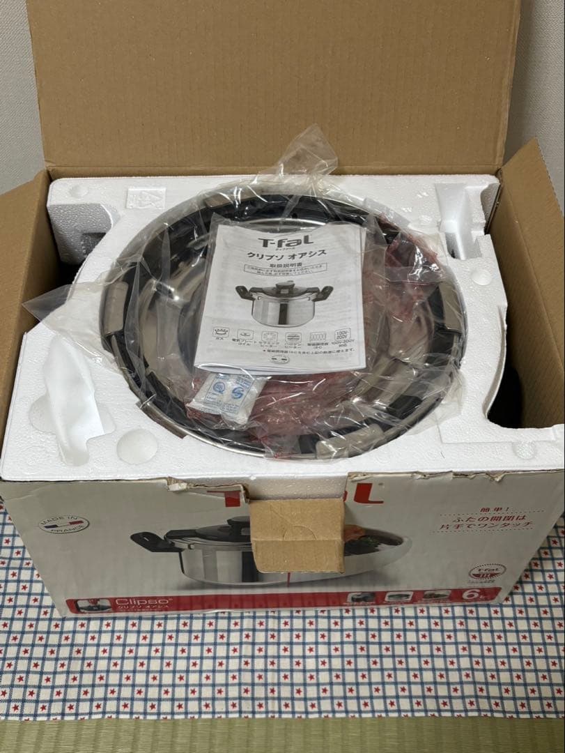 T-Fal 圧力鍋　6ℓ クリプソ　オアシス