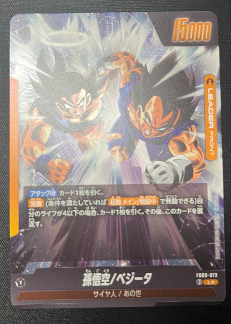 孫悟空/ベジータ　ゴジータ　リーダーパラレル　fb09-073