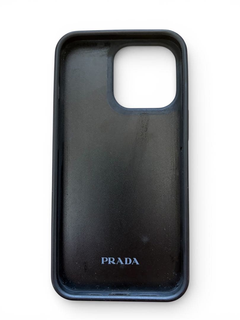 【正規品】PRADA ラインストーン iPhoneケースイエロー