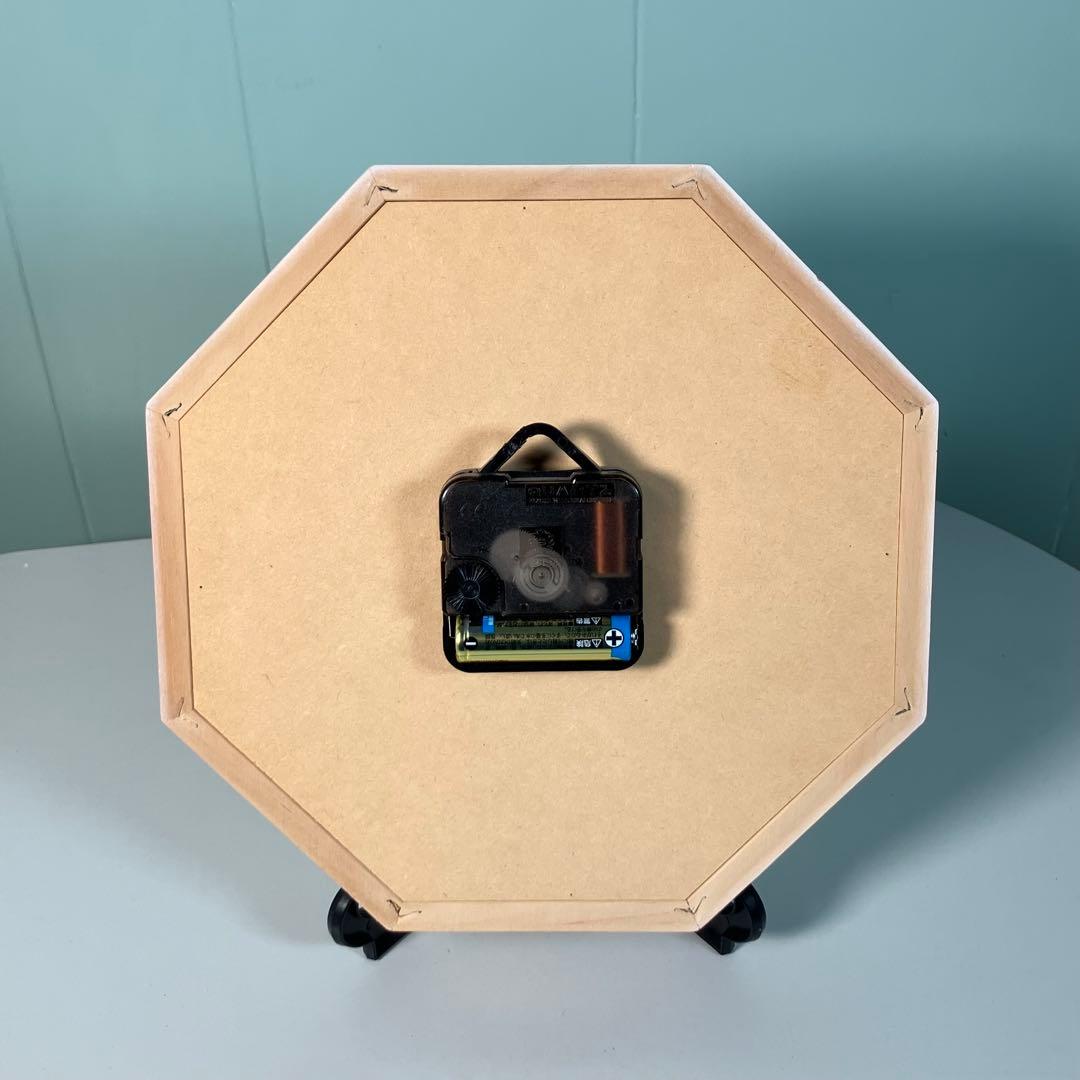 【動作確認済】Manyマニーローズ　木製時計